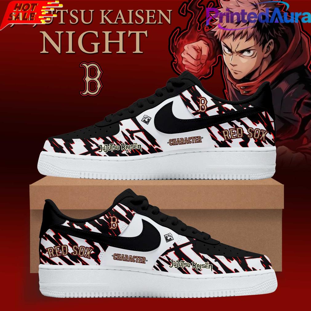 Boston Red Sox x Jujutsu Kaisen Night 2026 AF1 Shoes Boston Red Sox x Jujutsu Kaisen Night 2026 AF1 Shoes