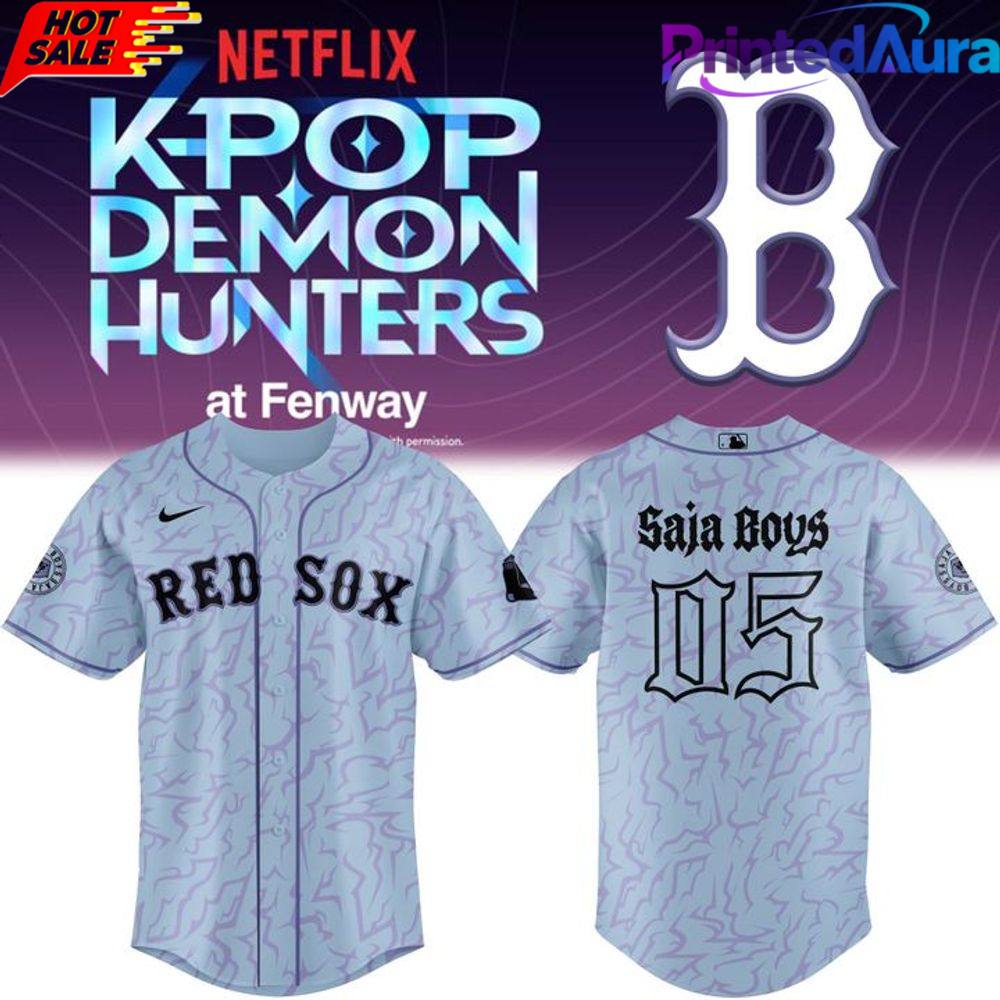 Boston Red Sox x KPop Demon Hunters 2026 Special Baseball Jersey