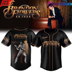 Brandon Flowers On Tour 2026 Signature Baseball Jersey