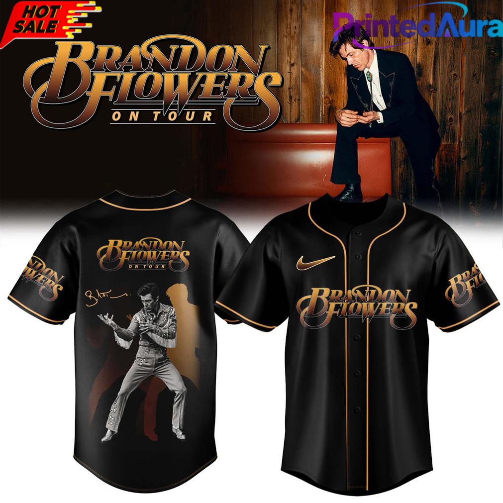 Brandon Flowers On Tour 2026 Signature Baseball Jersey Brandon Flowers On Tour 2026 Signature Baseball Jersey