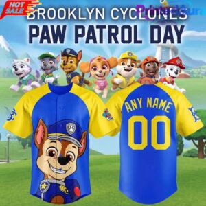 Brooklyn Cyclones 2026 Paw Patrol Day Limited Edition Baseball Jersey