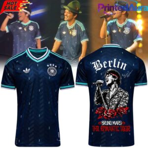 Bruno Mars THE ROMANTIC TOUR in Olympiastadion Berlin Jersey Special Edition