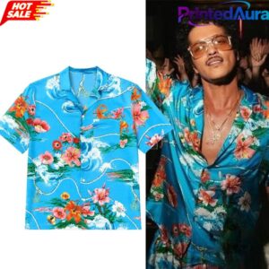 Bruno Mars The Romantic After Hours Berlin Waves Hawaiian Shirt