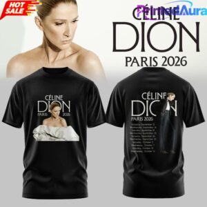 CÉLNE DION LIVE IN PARIS 2026 Limited T-Shirt