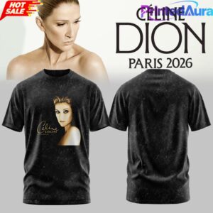 CÉLNE DION LIVE IN PARIS 2026 Limited T-Shirt 2d