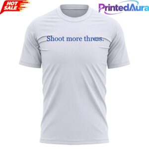 Caitlin Clark Shoot More Threes 2026 White Tee 2 Caitlin Clark Shoot More Threes 2026 White Tee 2