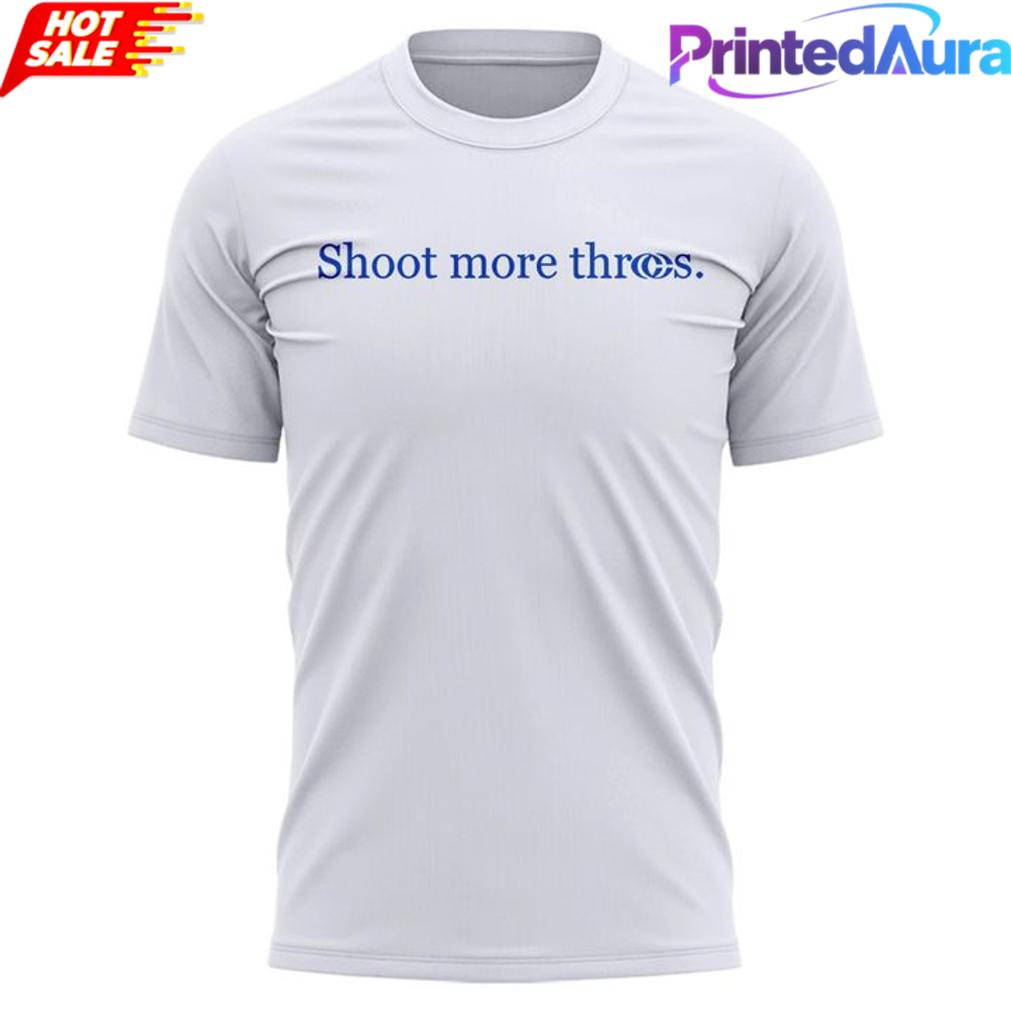 Caitlin Clark Shoot More Threes 2026 White Tee Caitlin Clark Shoot More Threes 2026 White Tee