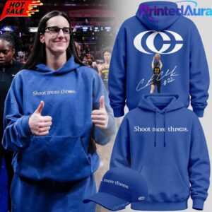 Caitlin Clark “Shoot More Threes” Signatures Edition Hoodie