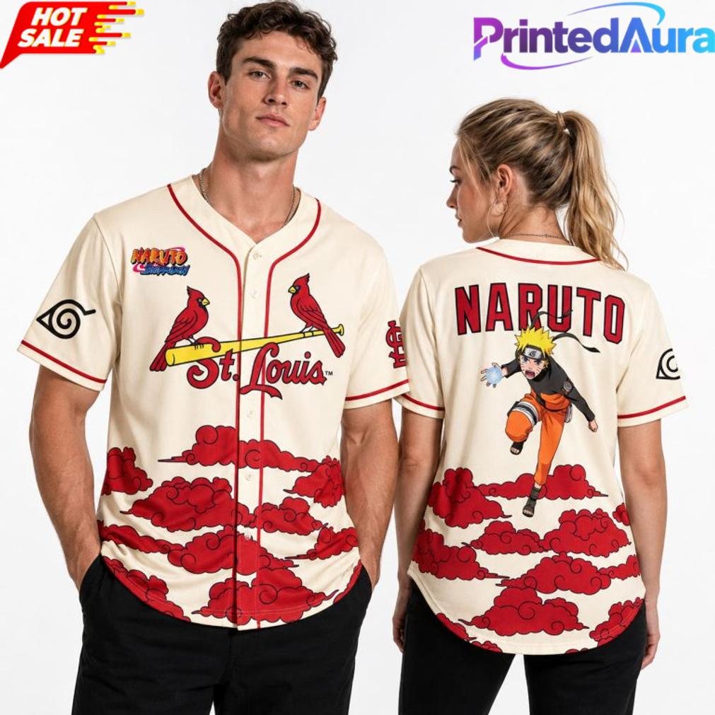 Cardinals Naruto Night Baseball Jersey Cardinals Naruto Night Baseball Jersey