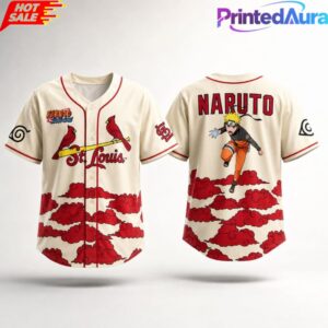 Cardinals Naruto Night Baseball Jersey 1 Cardinals Naruto Night Baseball Jersey 1