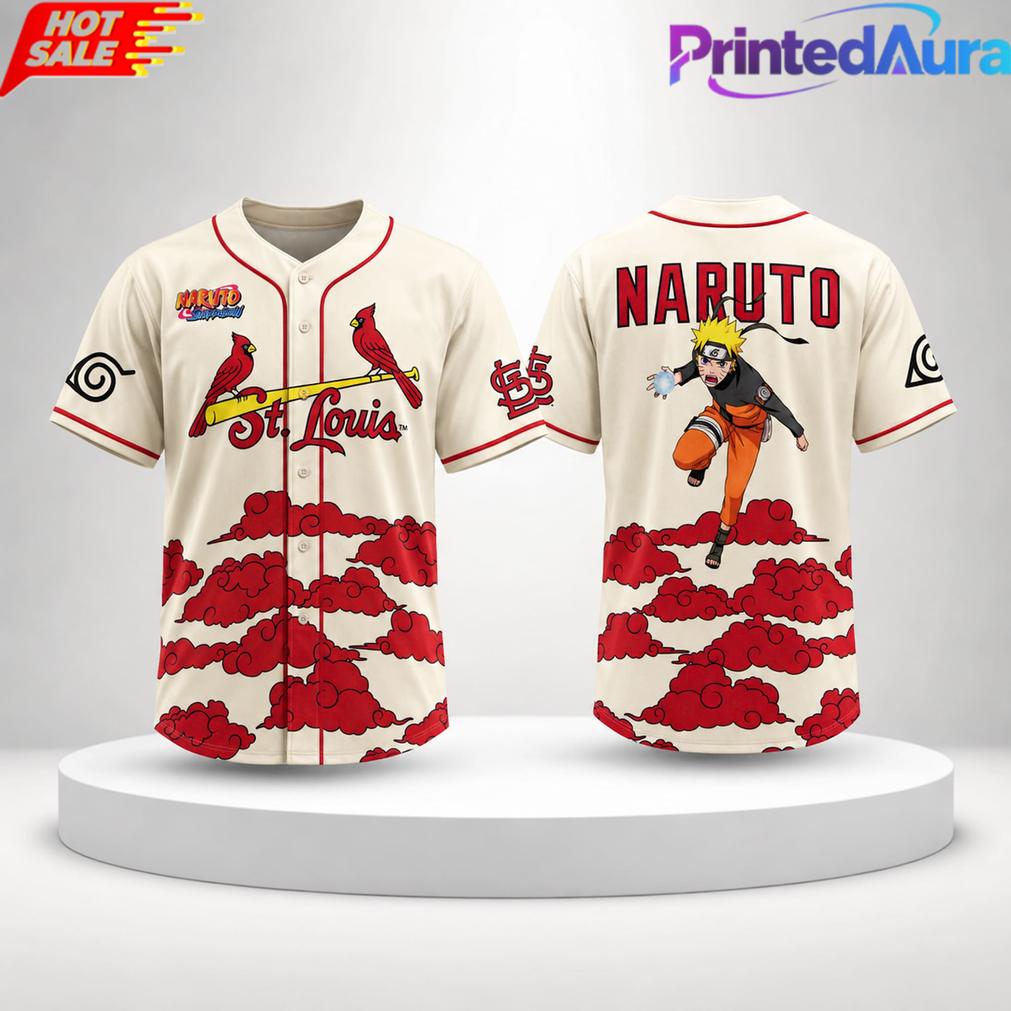Cardinals Naruto Night Baseball Jersey Cardinals Naruto Night Baseball Jersey