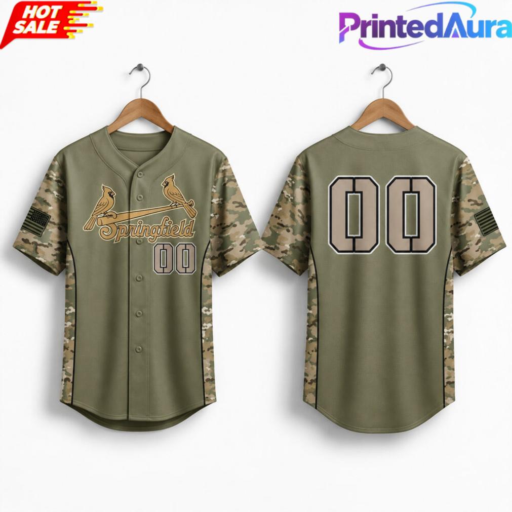 Cardinals Springfield Military Baseball Jersey Cardinals Springfield Military Baseball Jersey