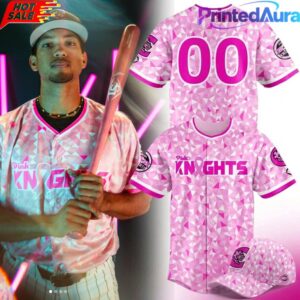 Charlotte Knights Pink Knights 20th Anniversary Custom Jersey