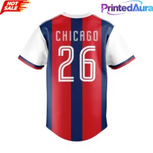 Chicago Cubs US Soccer 2026 Custom Baseball Jersey 2 Chicago Cubs US Soccer 2026 Custom Baseball Jersey 2