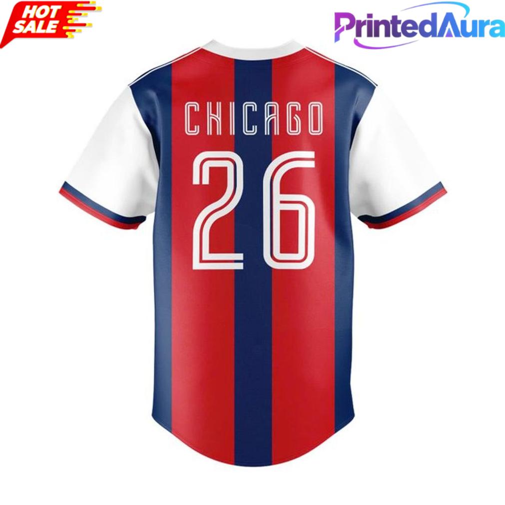 Chicago Cubs US Soccer 2026 Custom Baseball Jersey Chicago Cubs US Soccer 2026 Custom Baseball Jersey
