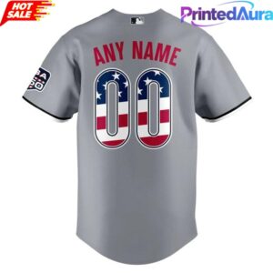Chicago White Sox USA 250 Fourth of July Road Stadium Baseball Jersey 2