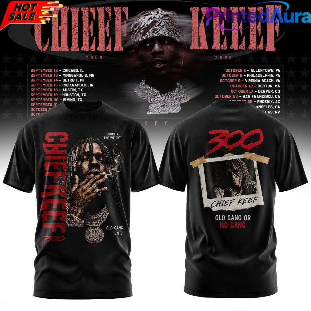 Chief Keef Live 26 Tour Edition T-Shirt Chief Keef Live 26 Tour Edition T-Shirt