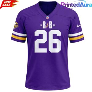 Chris Brown The R&B Tour x Minnesota Vikings Football Jersey 2026 1