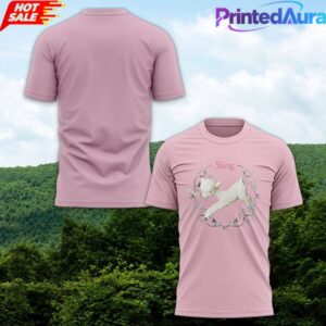 Clairo Sling Album 5Year Anniversary Limited Edition Pink Shirt