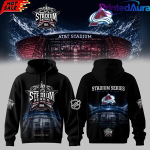 Colorado Avalanche Stadium Series 2027 Black Hoodie
