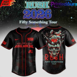Colorado Avalanche x RUSH 2026 Tour Baseball Jersey