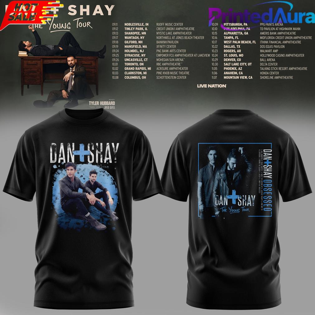 DAN SHAY THE YOUNG TOUR T-SHIRT DAN SHAY THE YOUNG TOUR T-SHIRT