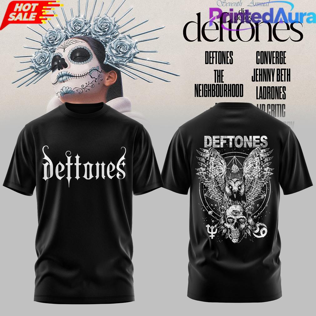 Dia De Los Deftones 2026 Black Edition Tee - Premium Graphic