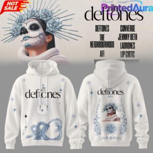 Dia De Los Deftones 2026 White Edition Hoodie
