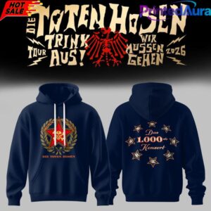 Die Toten Hosen Trink Aus Wir Mssen Gehen Tour 2026 Limitiertes Hoodie