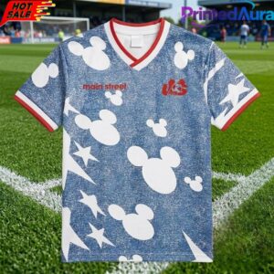 Disney Mickey Mouse Patriotic USA Football Jersey