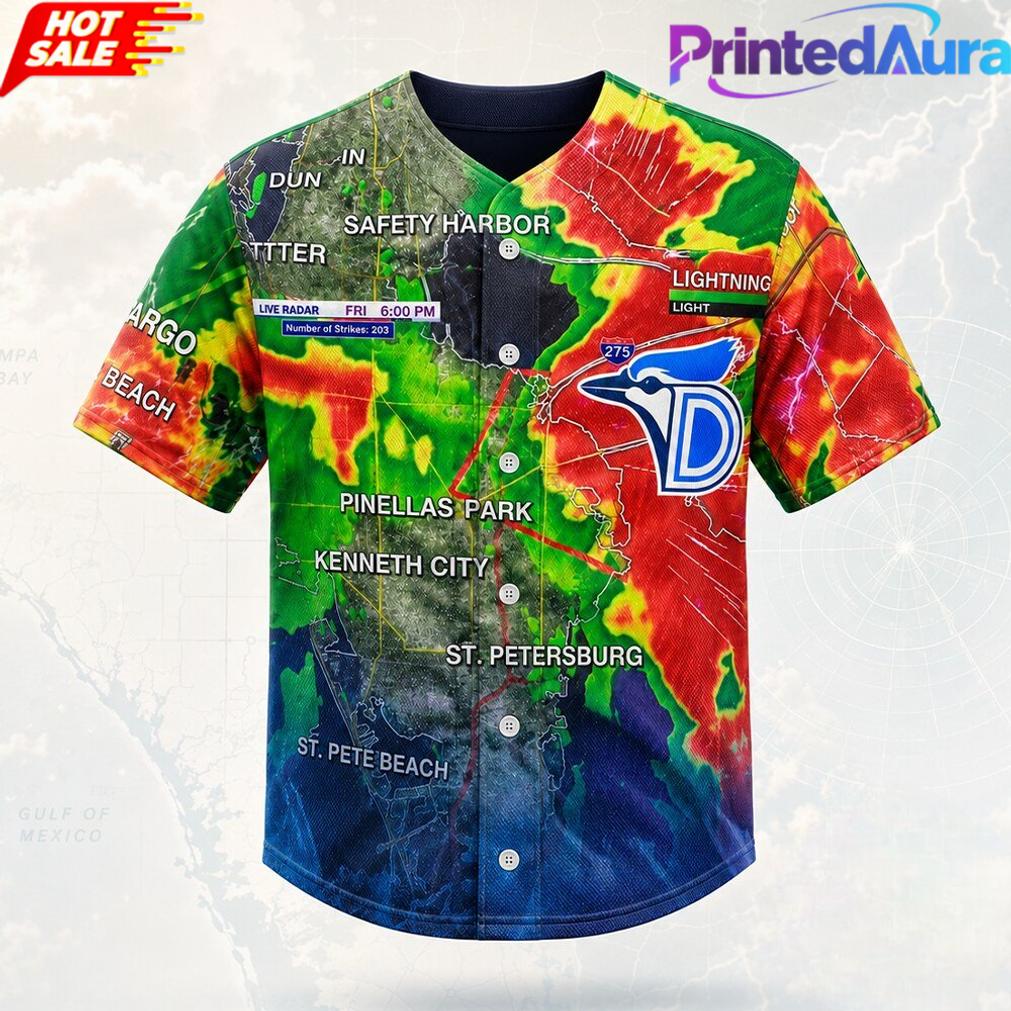 Dunedin Toronto Blue Jays Rain Delay Baseball Jersey Dunedin Toronto Blue Jays Rain Delay Baseball Jersey