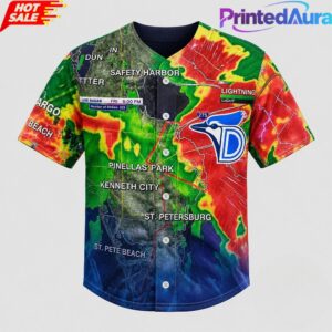 Dunedin Toronto Blue Jays Rain Delay Baseball Jersey 1 Dunedin Toronto Blue Jays Rain Delay Baseball Jersey 1