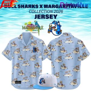 Durham Bulls Bull Sharks x Margaritaville 2026 Hawaiian Shirt