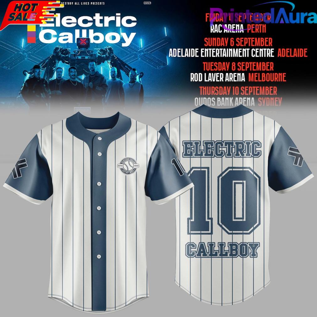 Electric Callboy – TANZNEID World Tour – Australia 2026 Classic Baseball Jersey Electric Callboy – TANZNEID World Tour – Australia 2026 Classic Baseball Jersey