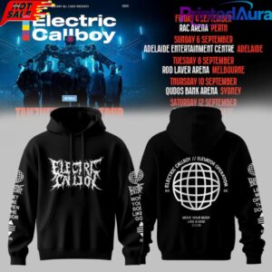 Electric Callboy TANZNEID World Tour – Australia 2026 Limited Black Hoodie