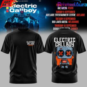 Electric Callboy TANZNEID World Tour – Australia 2026 Limited Black Shirt