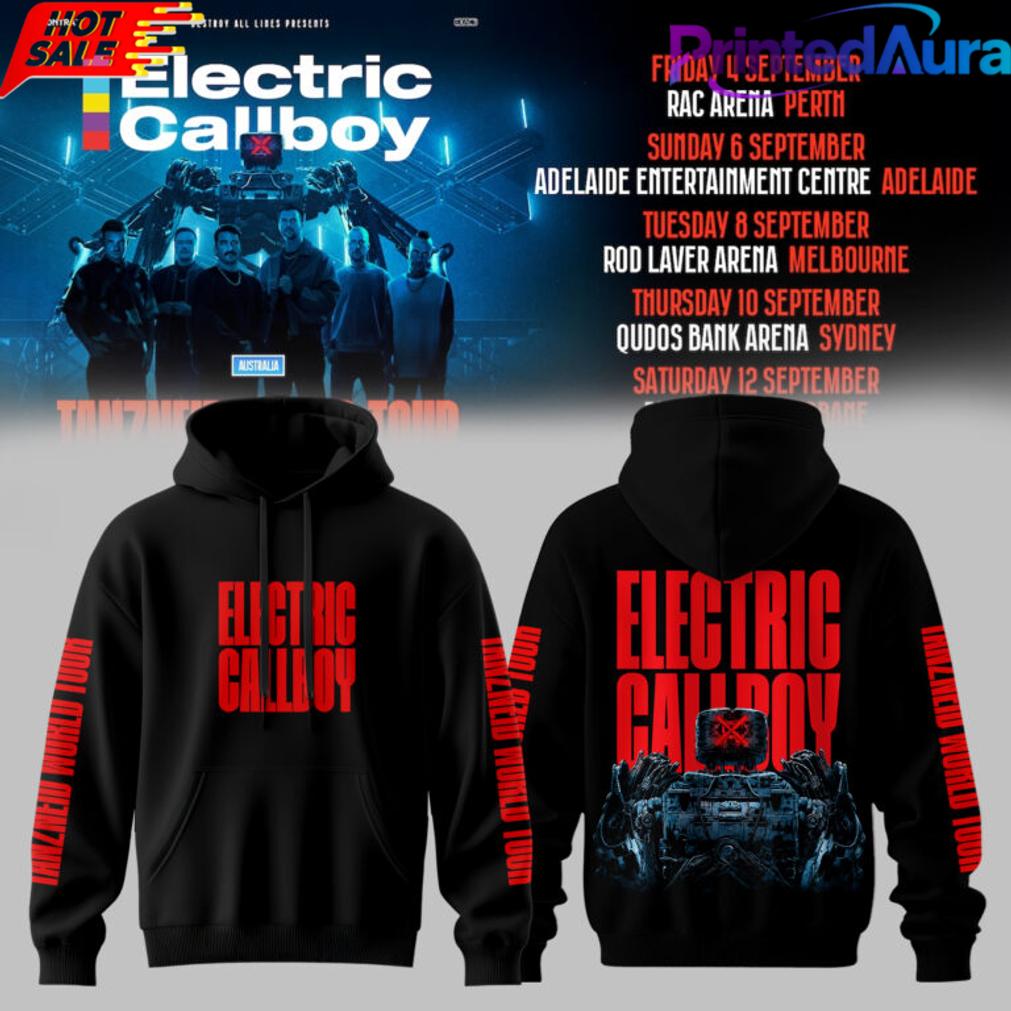 Electric Callboy TANZNEID World Tour – Australia 2026 Special Edition Hoodie Electric Callboy TANZNEID World Tour – Australia 2026 Special Edition Hoodie