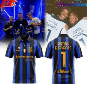 Evening Elephants THANK YOU FOR HAVING US Inter Milan Limited Polo