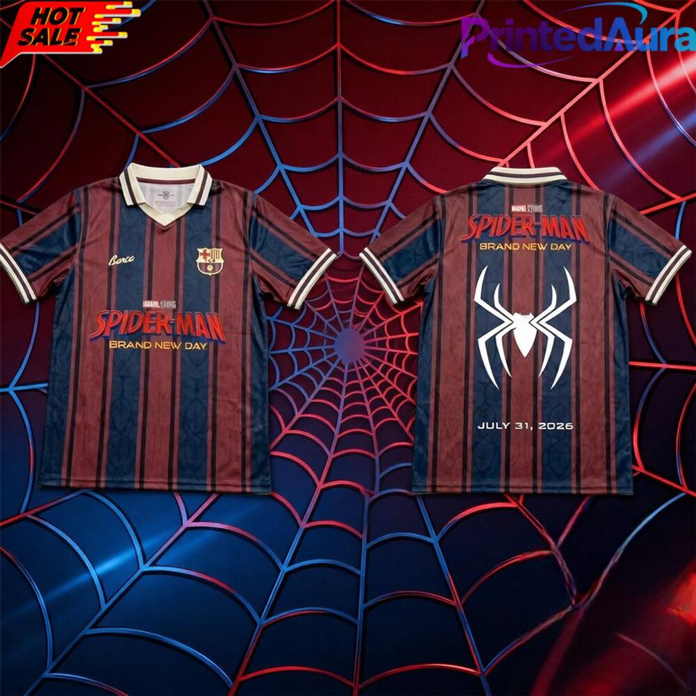 FC Barcelona x Spider-Man Brand New Day Football Jersey FC Barcelona x Spider-Man Brand New Day Football Jersey