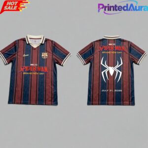 FC Barcelona x Spider-Man Brand New Day Football Jersey 1 FC Barcelona x Spider-Man Brand New Day Football Jersey 1