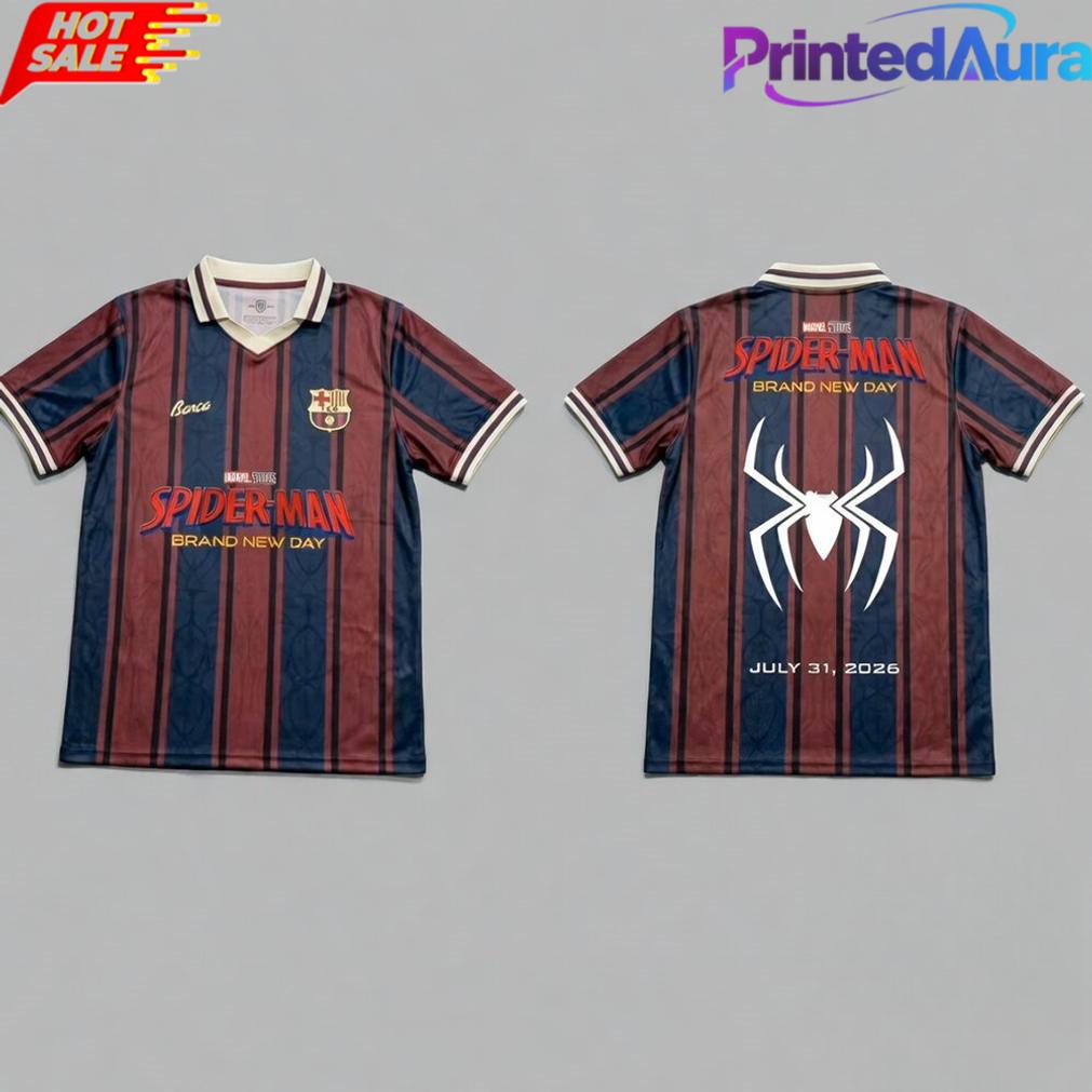FC Barcelona x Spider-Man Brand New Day Football Jersey FC Barcelona x Spider-Man Brand New Day Football Jersey