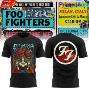 Foo Fighters I-Days Milano 2026 T-Shirt