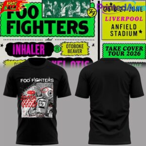 Foo Fighters 🎸🎤 “Take Cover Tour 2026” 2D T-Shirt