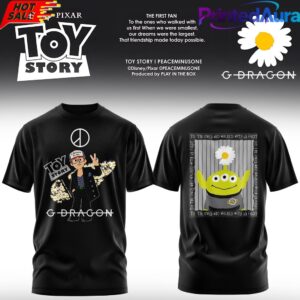 G-Dragon × Toy Story 5 Alien Daisy Edition Tee