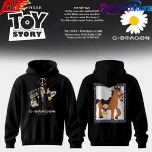 G-Dragon × Toy Story 5 Bullseye Daisy Edition Hoodie