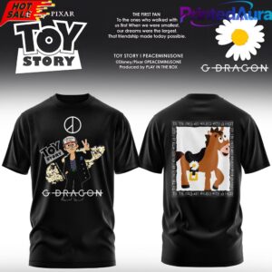 G-Dragon × Toy Story 5 Bullseye Daisy Edition Tee