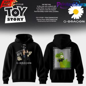 G-Dragon × Toy Story 5 Daisy Rex Artwork Edition Hoodie