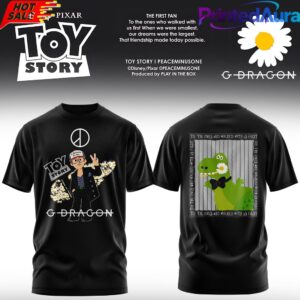 G-Dragon × Toy Story 5 Daisy Rex Artwork Edition Tee