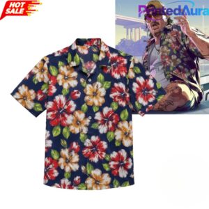 GTA 6 Grand Theft Auto VI Cal Hampto Hawaiian Shirt