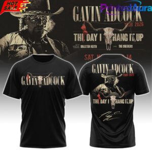Gavin Adcock Steer Skull distressed Fleece T-shirt